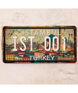 Placa Americana Personalizada  California– Decoración Metálica Única