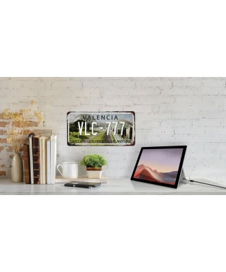 Placa de Valencia personalizada 
