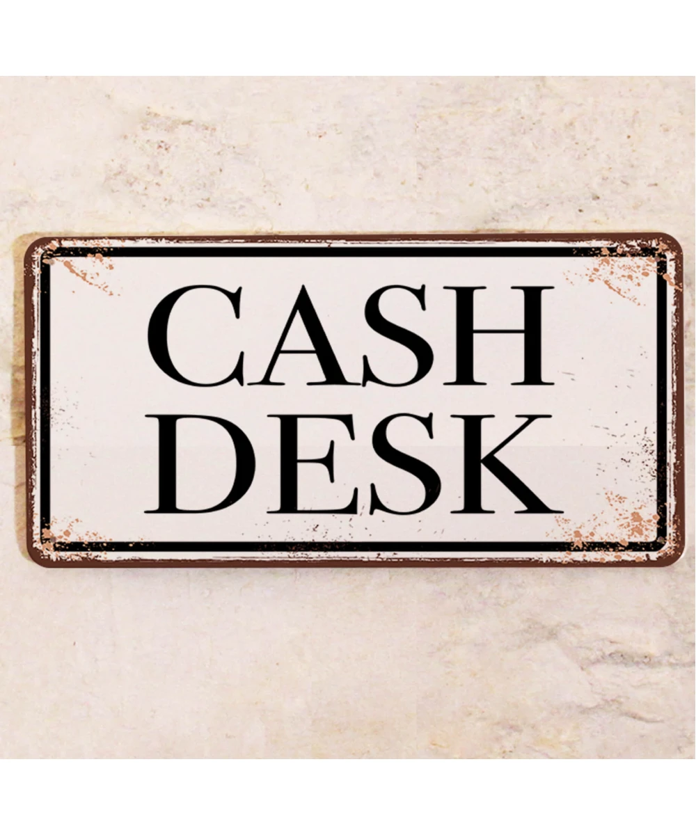 Placa metálica Caja