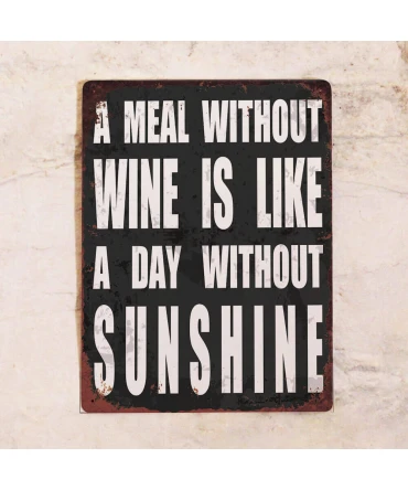 Comida sin vino