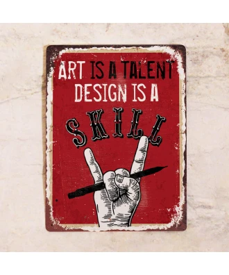 Cartel de oficina El Diseño es una Habilidad