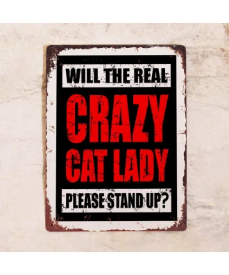 Verdadera loca de los gatos