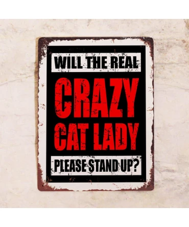 Verdadera loca de los gatos