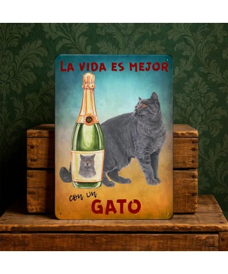 Verdadera loca de los gatos