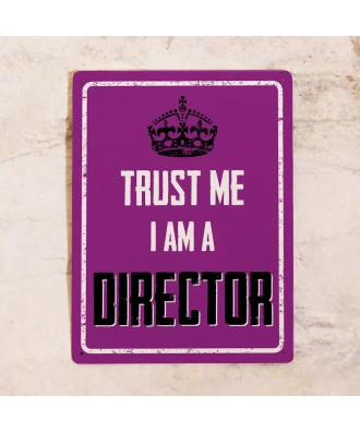 Cartel del lugar de trabajo Director