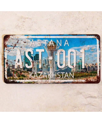 Placa de Matrícula Astaná