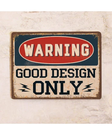Advertencia Solo Buen Diseño