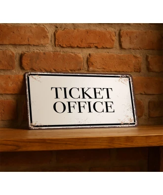 Металлическая табличка Билетная касса