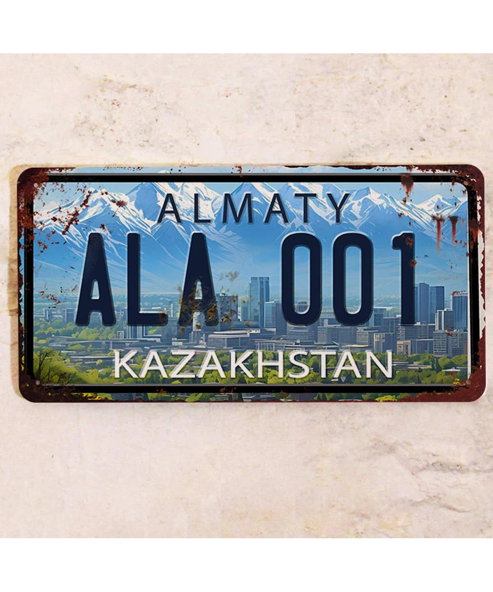 Placa de Matrícula Almatý
