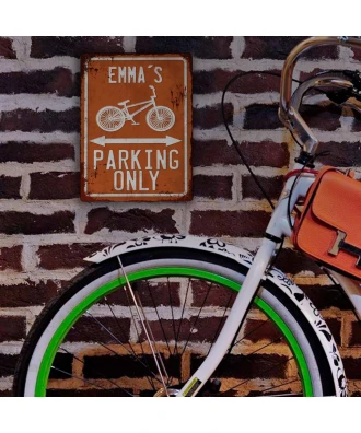 Placa metálica de garaje 20×30 cm – Aquí No Llamamos al 911