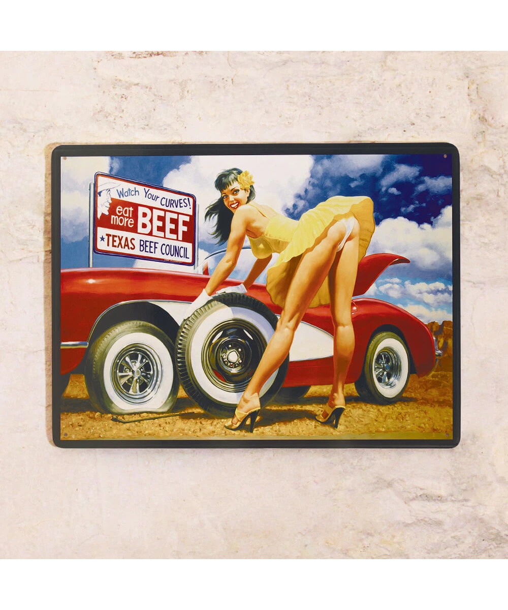 Placa metálica de garaje 20×30 cm – Bicicleta