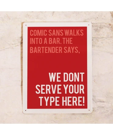 Bar Comic Sans