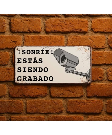 ¡Sonríe! Estás siendo grabado