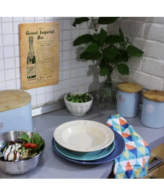 Cartel de cocina de hojalata Café caliente