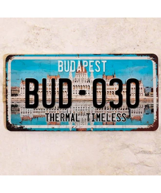 Placa de Matrícula Budapest