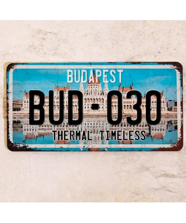 Placa de Matrícula Budapest