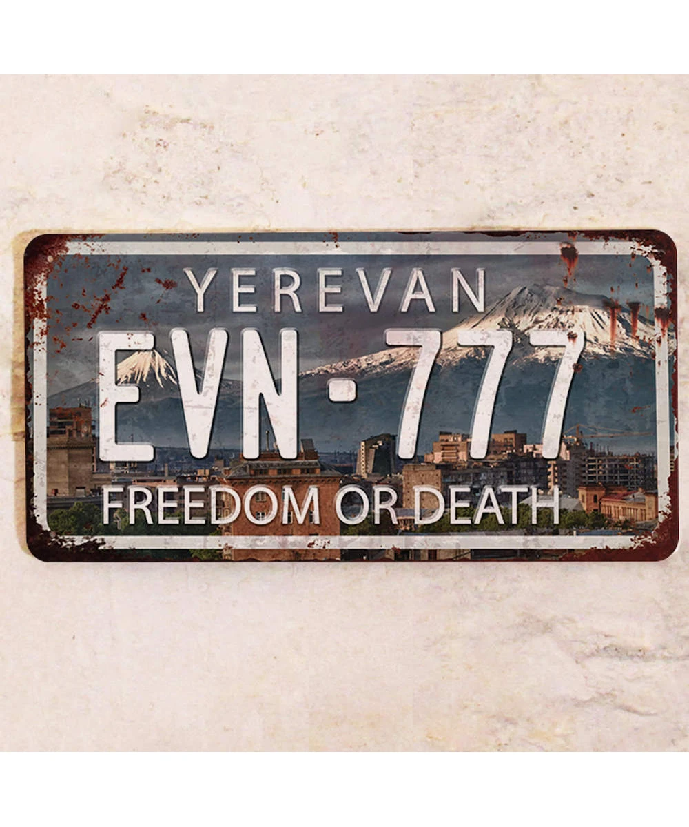 Placa de Matrícula Ereván